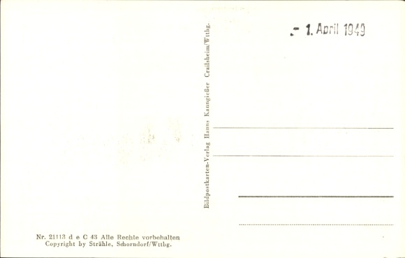 Postcard Unterschwaningen am Hesselberg Middle Franconia, aerial photograph
