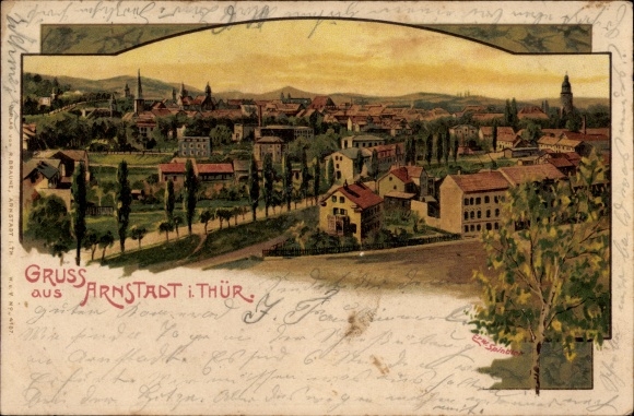 Artist PC Spindler, Erwin, Arnstadt in Thuringia, general view