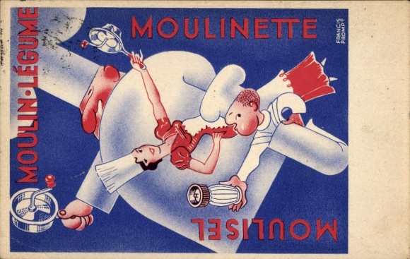CPA Reklame, Moulin Legume, Moulinette, Moulisel