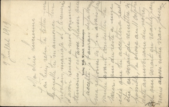 Postcard Jockgrim in the district of Germersheim, children&#39;s school