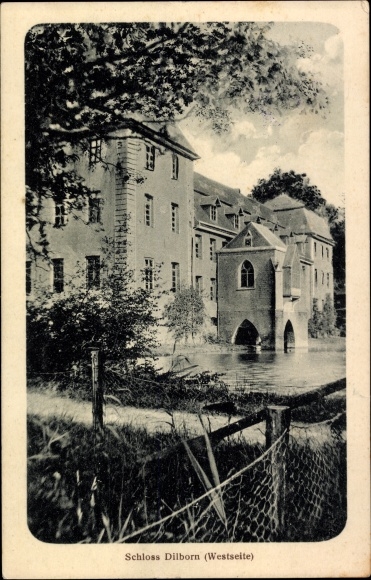 Ak Brüggen am Niederrhein, Schloss Dilborn