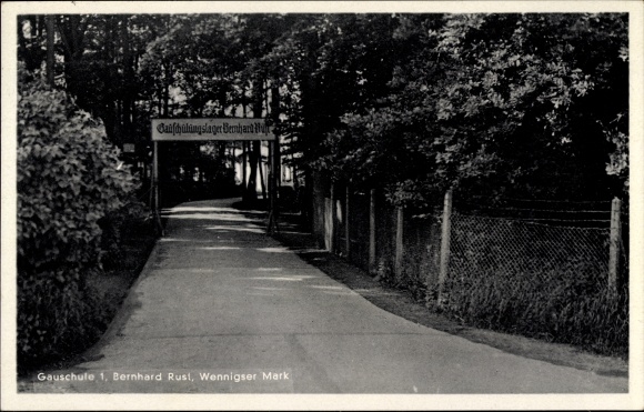 Ak Wennigser Mark Wennigsen im Deister, Gauschule 1, Bernhard Rust