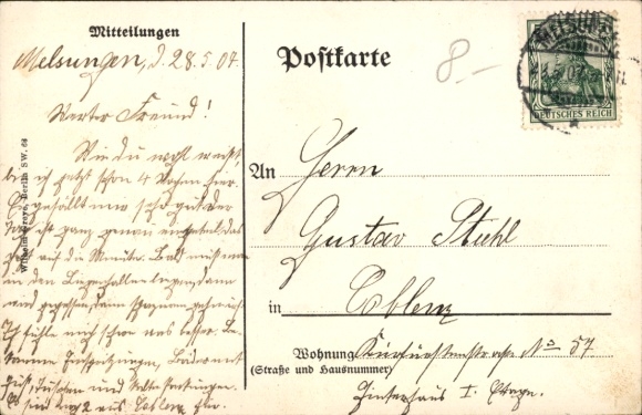 Postcard Melsungen in Hesse, Stadtwald sanatorium, rest cure, play, healthy