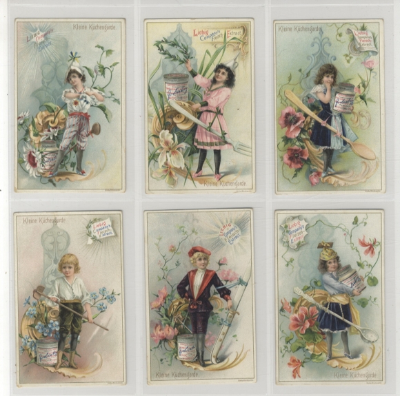 Liebig Pictures Series A 299 Small Kitchen Guard (Children's Poses) 1895