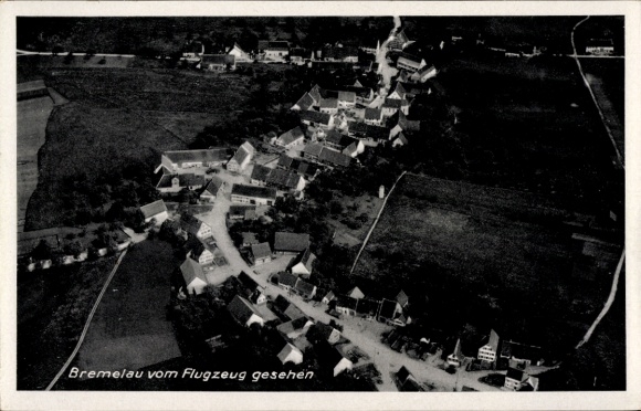 Ak Bremelau Münsingen in Württemberg, luchtfoto
