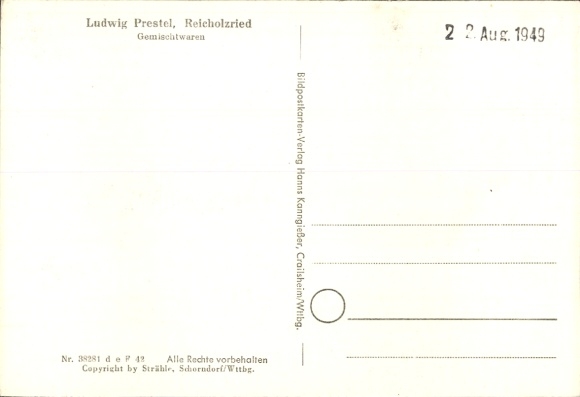 Postcard Reicholzried Dietmannsried in the Oberallgäu, aerial photograph