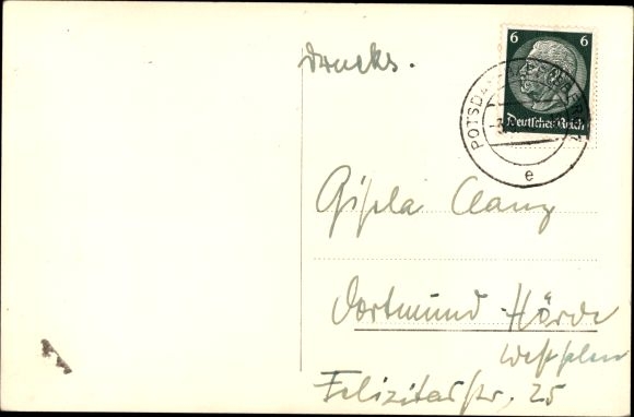 Postcard actress Brigitte Horney, portrait, Ross A 2745/1, autograph