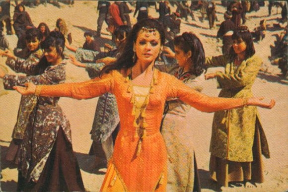 Collector's card Karl May, film scene, Through wild Kurdistan, No. 414