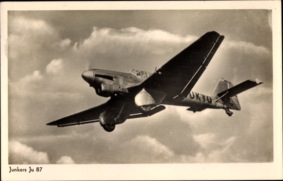 Ak Junkers Ju 87 Sturzkampfflugzeug, Luftwaffe, D-OKYQ, II WK