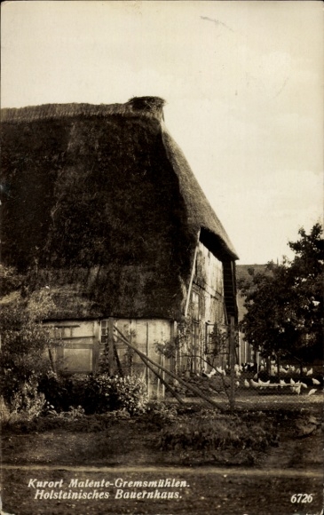 Ak Gremsmühlen Malente in Ostholstein, Holsteinisches Bauernhaus