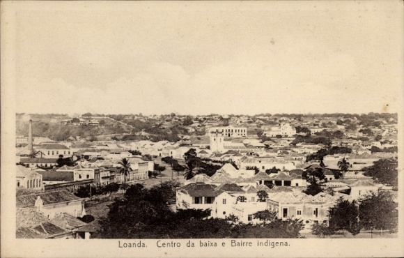 Ak Luanda Loanda Angola, Gesamtansicht
