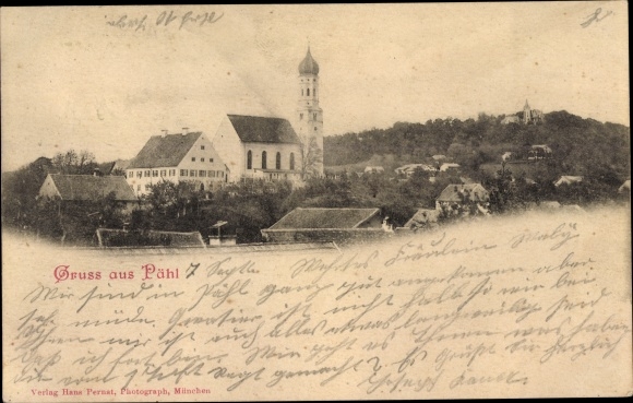 Ansichtkaart Päh Oberbayern, totaaloverzicht