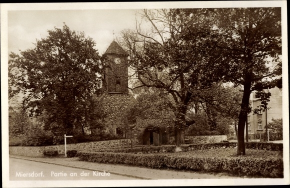 PC Miersdorf Zeuthen in Brandenburg, lot at the church