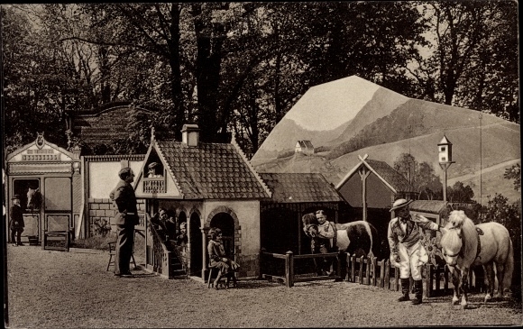 Postcard Schaefer&#39;s Fairy Town Lilliput, Ponny