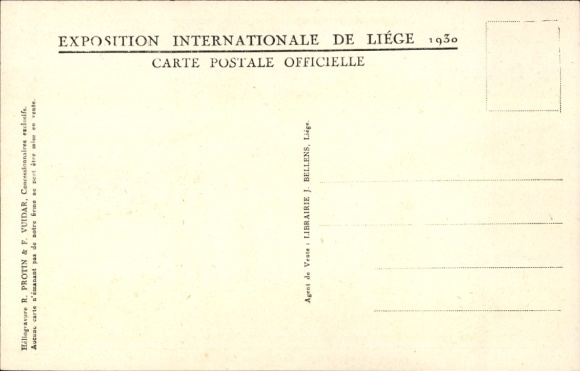 Postcard Liège Liège Wallonia, Exhibition 1930, Palace of Egypt