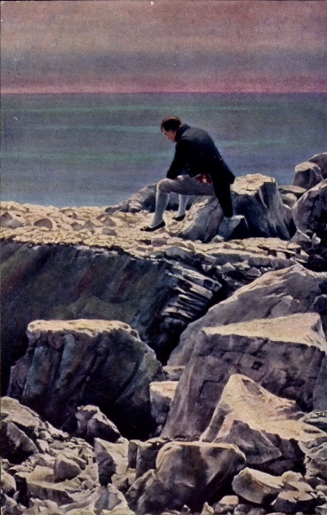 Artist Postcard On St. Helena, Napoleon