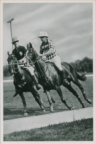 Collector's card Olympia 1936, polo match