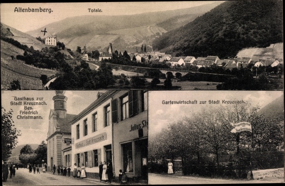 PC Altenbamberg in Rhineland-Palatinate, inn in the city of Kreuznach, total view