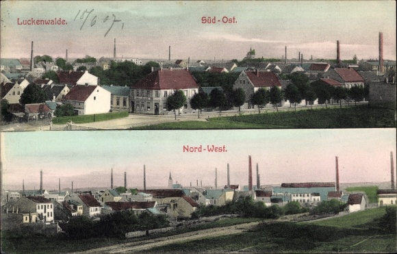 PC Luckenwalde in Brandenburg, total view