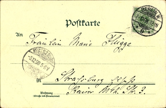 Chromo-Litho Berlin Mitte, Reichspost Building, State Secretary Dr. Heinrich von Stephan
