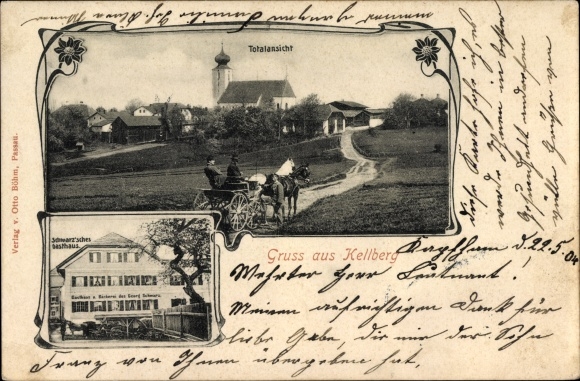 PC Kellberg Thyrnau in Lower Bavaria, general view, Schwarzsches inn