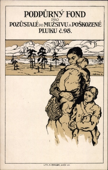 Artist Postcard Support Fund for the Survivors of the Troops of the No. 98 Regiment