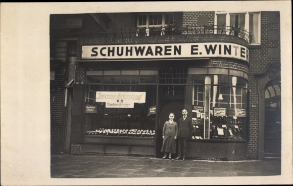 Photo PC Hamburg Eimsbüttel, Schuhwaren E. Winter, Eppendorfer Weg