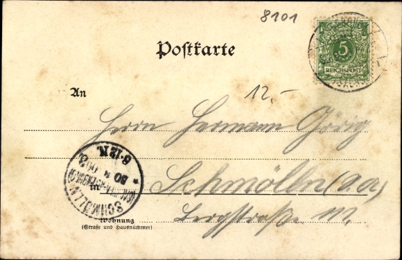 Passepartout PC Dresden Langebrück Schönborn, street section with inn to Schönborn