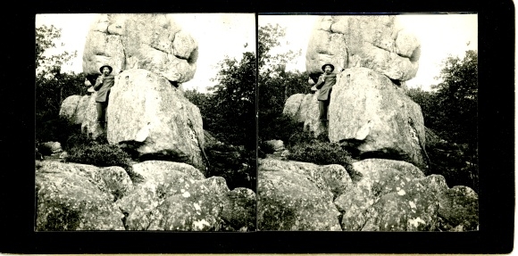 Stereo photo Essé Ille et Vilaine, La Roche-aux-Fées