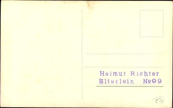 Postcard actor Ernst von Klipstein, portrait with hat, Ross Verlag A 3141 2, autograph