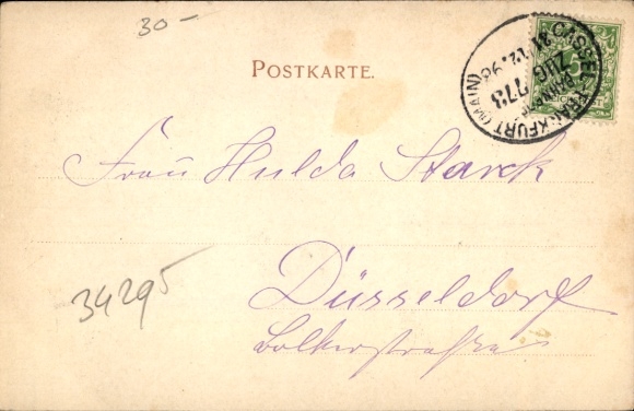 Postcard Grifte Edermünde in Hessen, general view, restaurant Zum 100 Mark, post office