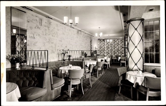 Postcard Lübbecke in Westphalia, Konditorei-Cafe Rubino, Lange Straße 32