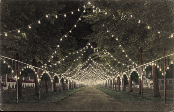 KP Stare Miasto w Dreźnie, Międzynarodowa Wystawa Higieny 1911, iluminacja Herkulesallee