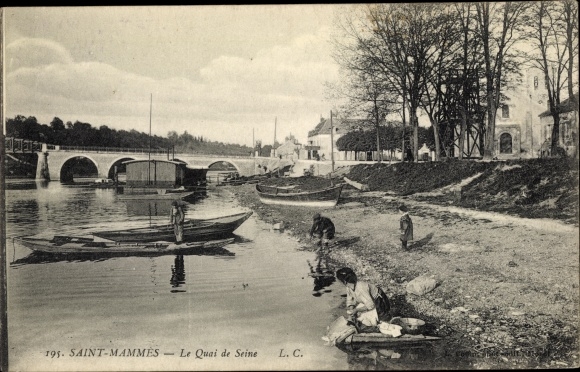 KP Saint Mammes Seine et Marne, Le Quai de Seine, laveuse