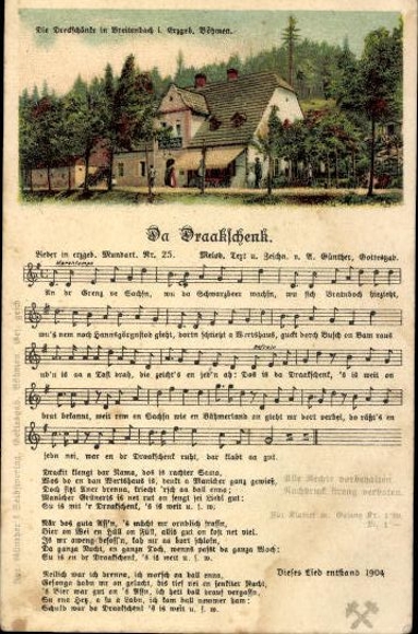 30 individual song cards, Anton Günther