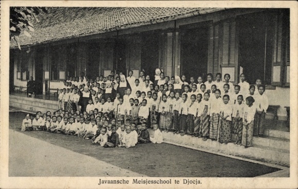 Ak Java Indonesien, Javaansche Meisjesschool te Djocja, Missie van Midden Java