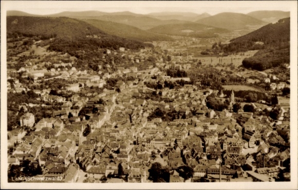 Postcard Dinglingen Lahr in the Black Forest, aerial photograph