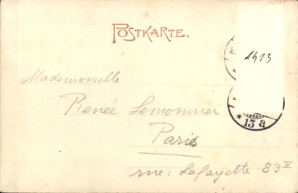 KP z Lipska, Wystawa Sasko-Turyńska 1897, rynek w zabytkowych budynkach, pomnik, ...