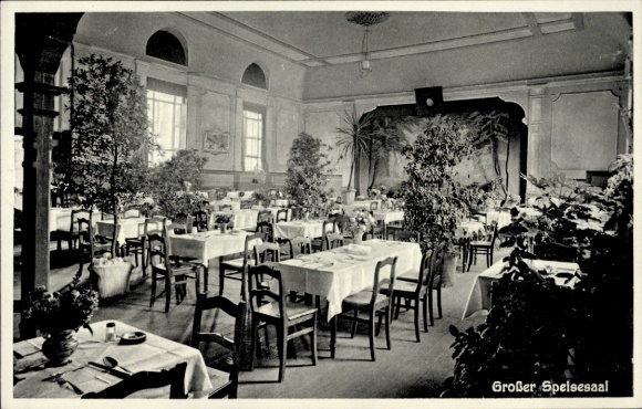 Postcard Brennersgrün Lehesten in the Thuringian Forest, large dining room, bowling alley, billiards, garden with loungers