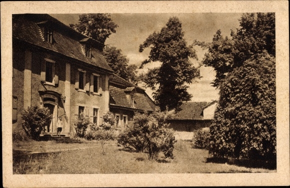 Postcard Tännich Großkochberg, Reich's holiday home Guts Schloss