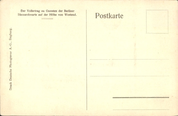 Artysta KP Petersen, Walter, książę Otto von Bismarck, Portret