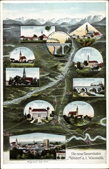 Artist PC skins, Eugen, Mühldorf am Inn Upper Bavaria, new Tauernbahn to Wiesmühl, Garching