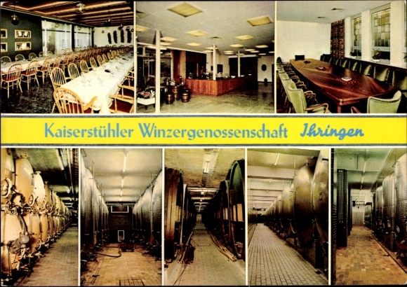 Ak Ihringen am Kaiserstuhl, Kaiserstühler Winzergenossenschaft, Keller