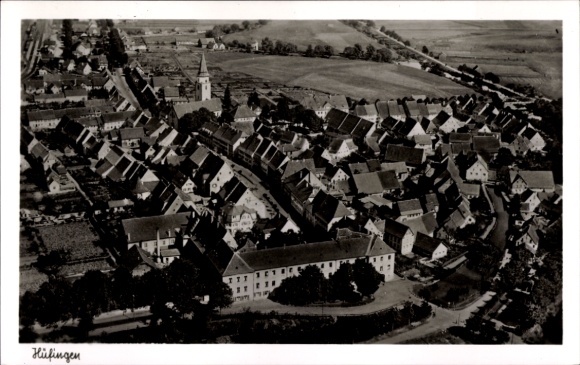 Ak Hüfingen im Schwarzwald, Fliegeraufnahme