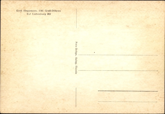 Postcard Groß Döhren Liebenburg in Lower Saxony, Fortuna shaft, Gasthof Hoppmann