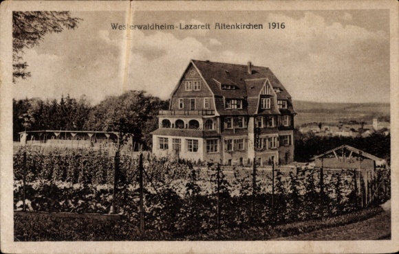 Postcard Altenkirchen im Westerwald, Wasterwaldheim hospital