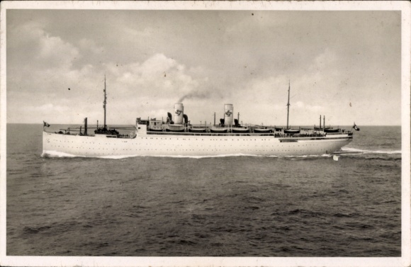 Postcard NDL steamer Stuttgart as a holiday ship of the DAF, KdF