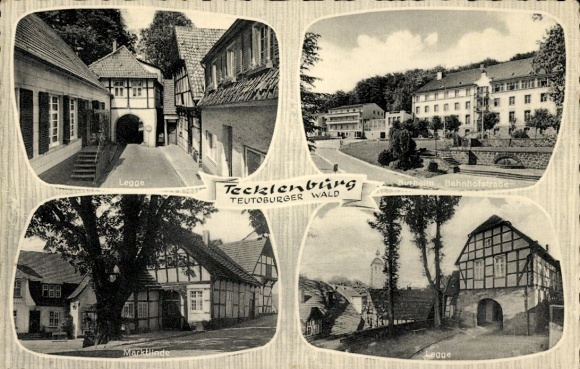 Ak Tecklenburg am Teutoburger Wald Westfalen, Legge, Kurheim Bahnhofstraße, Marktlinde