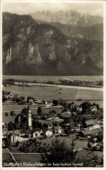 Postcard Kiefersfelden Upper Bavaria, Panorama