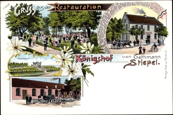 Chromo-Litho Stiepel Bochum, restoration Königshof, factory for agricultural machines, high basin